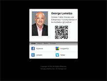 Tablet Screenshot of georgelamelza.com